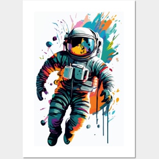 Astronaut in Space - Future Astronaut Spacesuit Posters and Art